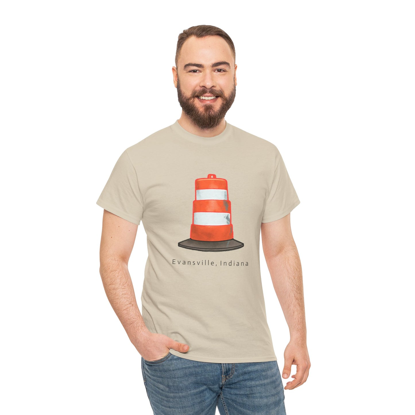Orange Barrel Heavy Cotton Tee