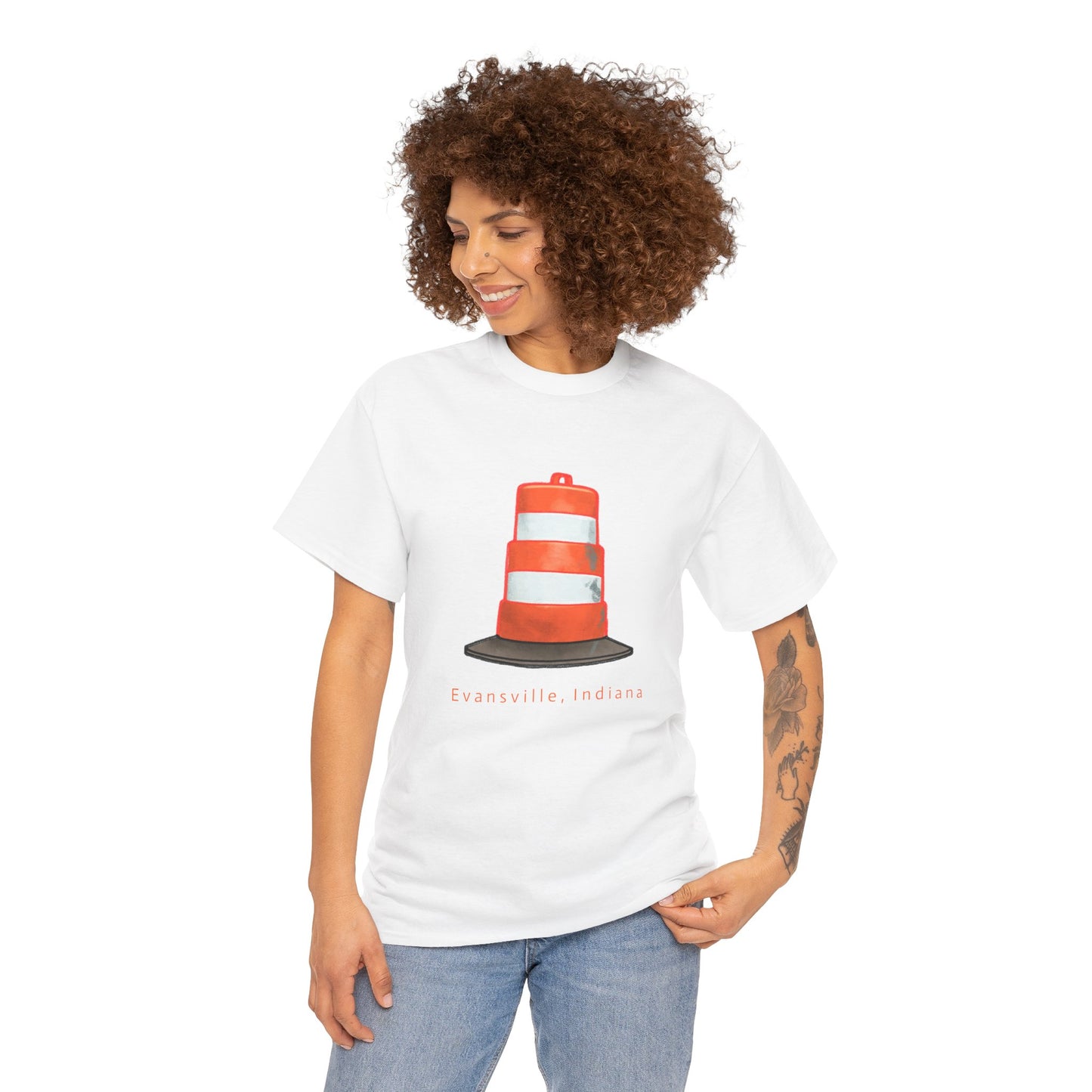 Orange Barrel Heavy Cotton Tee